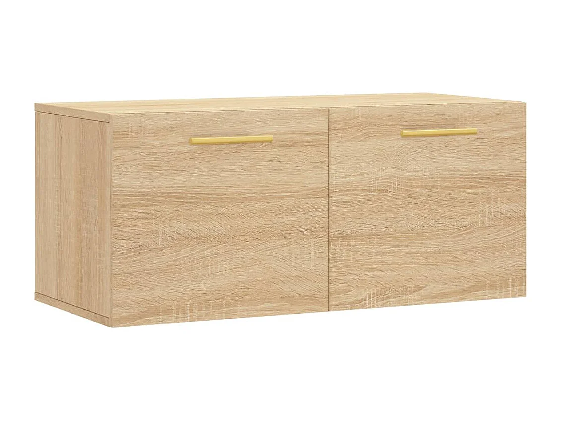 Armoire murale chêne sonoma 80x36,5x35 bois d'ingénierie