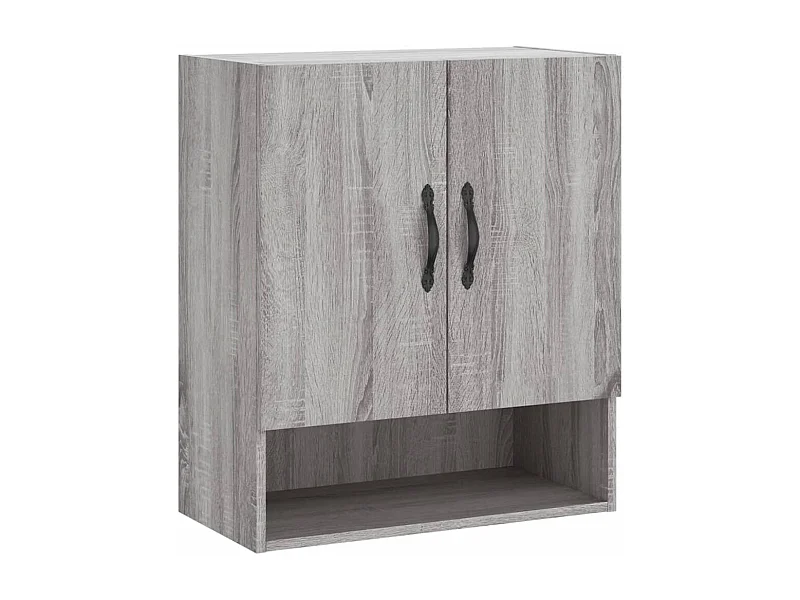 Armoire murale sonoma gris 60x31x70 bois d'ingénierie
