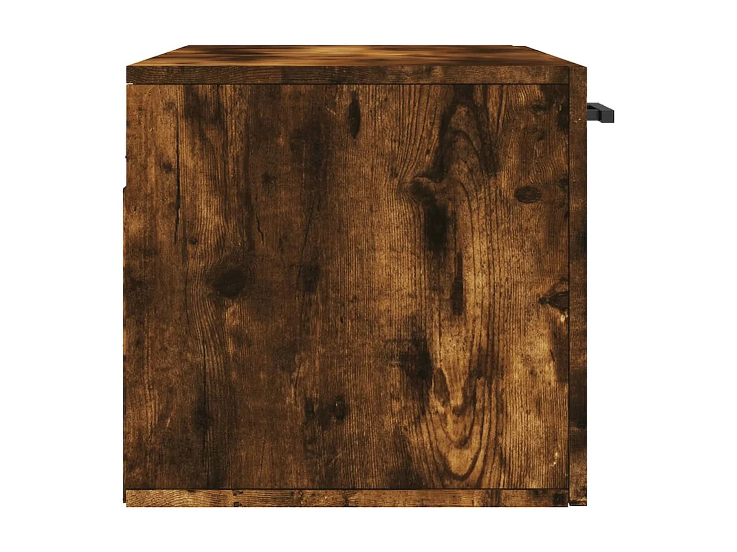 Armoire murale chêne fumé 80x36,5x35 bois d'ingénierie