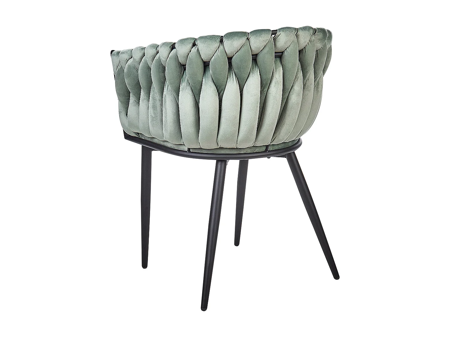 Sedia da pranzo Set di 2 Velluto Verde chiaro MILAN