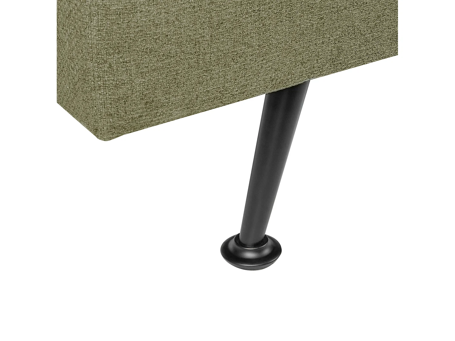 Canapé-lit 3 places HASLE Tissu Vert olive