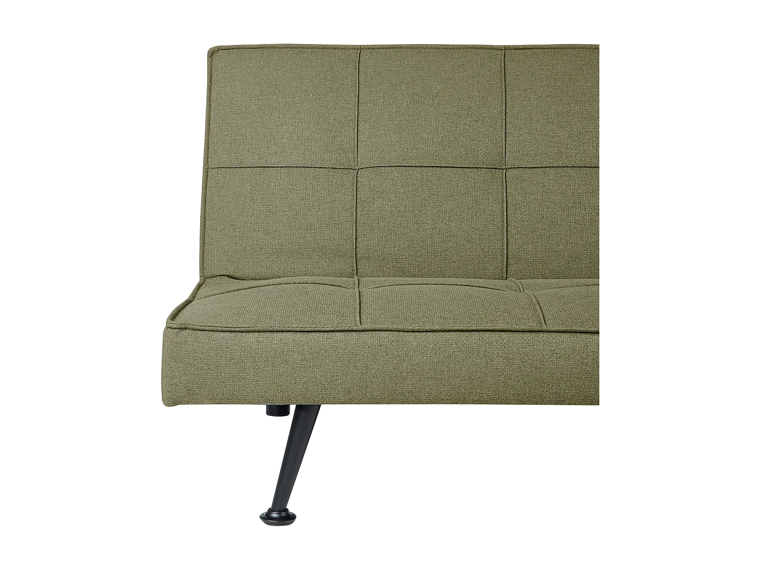 Canapé-lit 3 places HASLE Tissu Vert olive