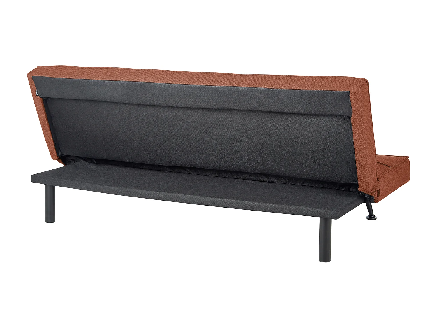 Slaapbank HASLE Stof Goudbruin 3-zitter