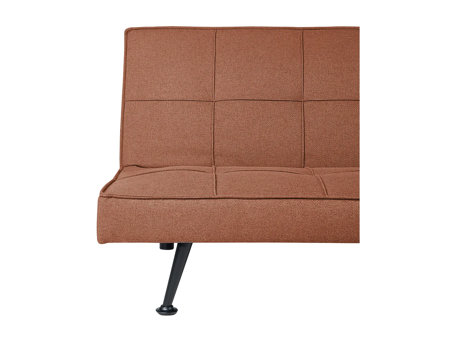 Slaapbank HASLE Stof Goudbruin 3-zitter