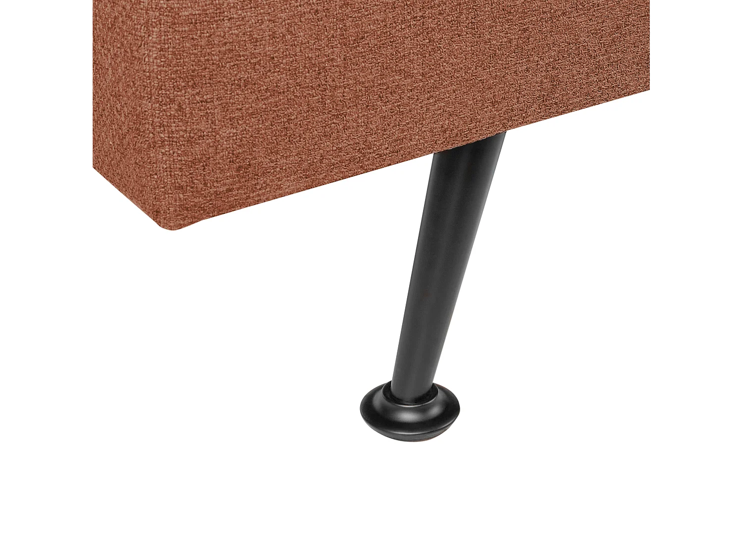 Slaapbank HASLE Stof Goudbruin 3-zitter