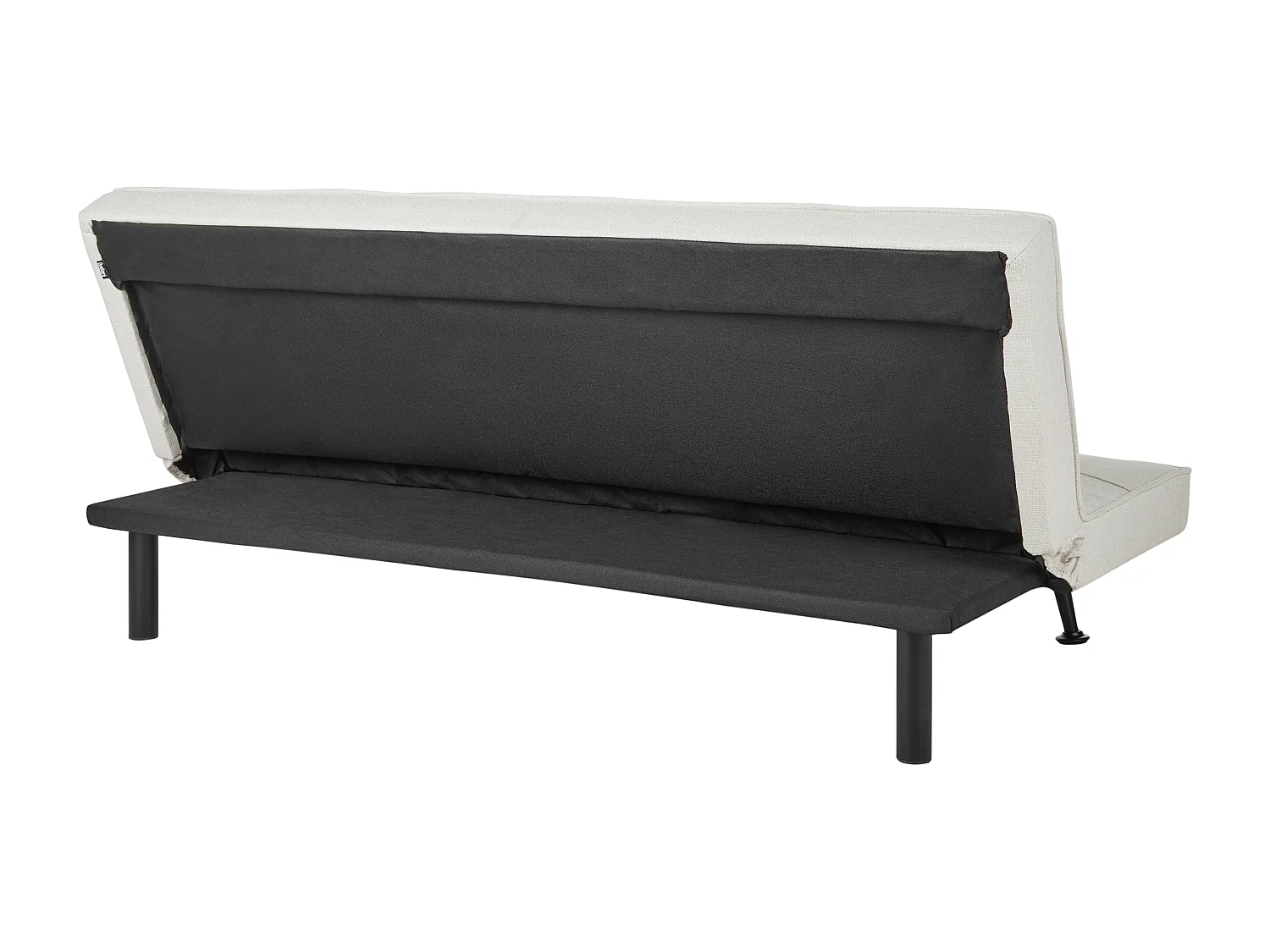 Sofá-cama HASLE Tecido Creme claro 3 lugares