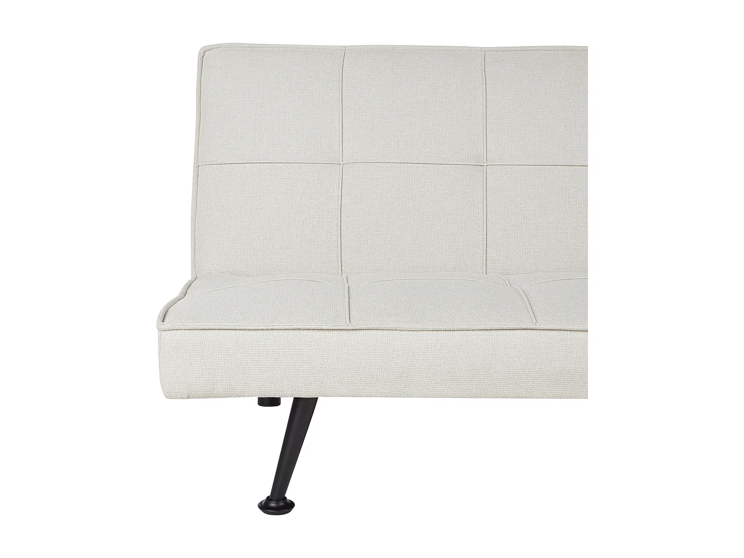 Sofá-cama HASLE Tecido Creme claro 3 lugares