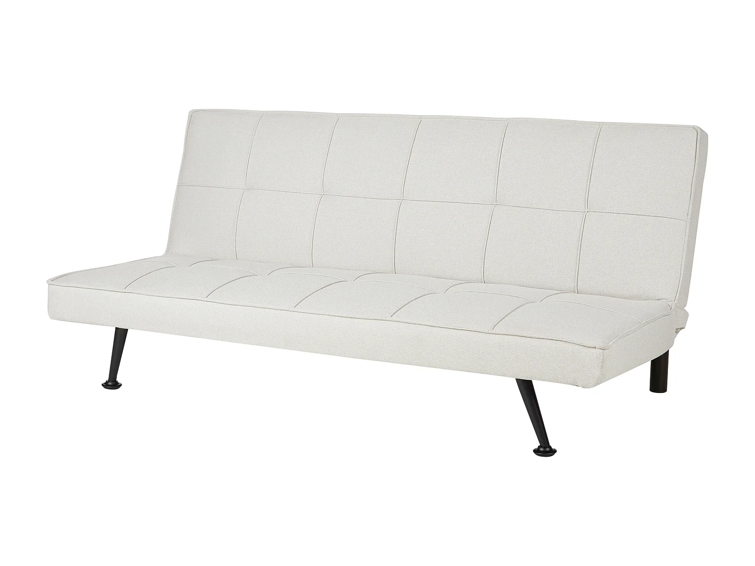 Canapé-lit 3 places HASLE Tissu Beige clair