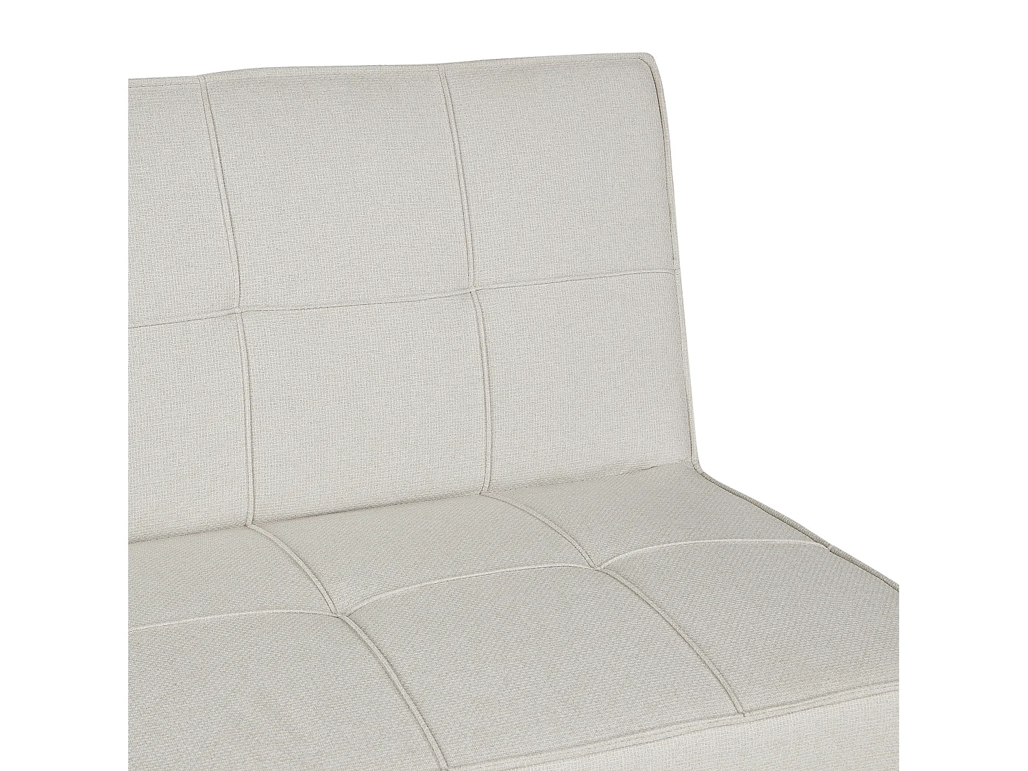 Canapé-lit 3 places HASLE Tissu Beige clair