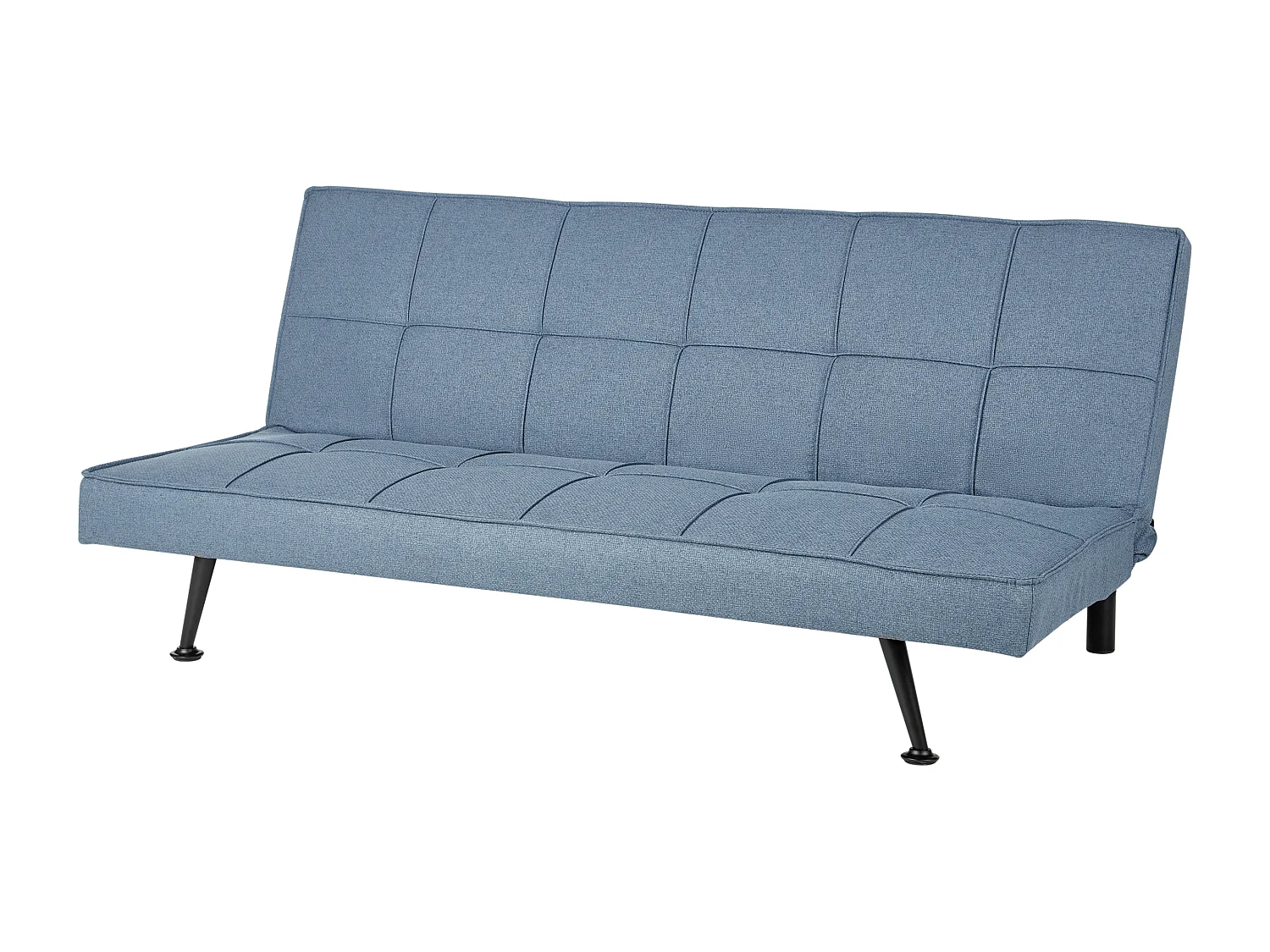 Canapé-lit 3 places HASLE Tissu Bleu
