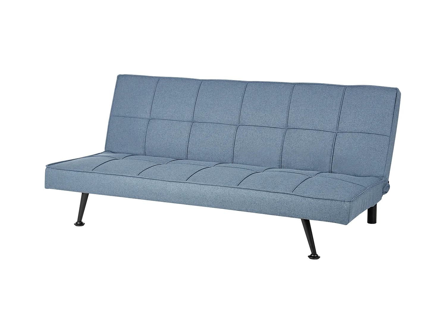 Slaapbank HASLE Stof Blauw 3-zitter