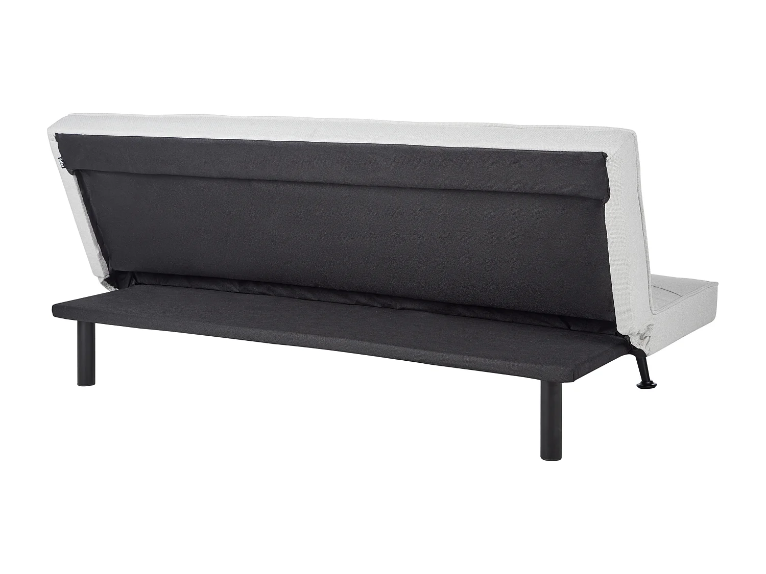 Canapé-lit 3 places HASLE Tissu Gris clair