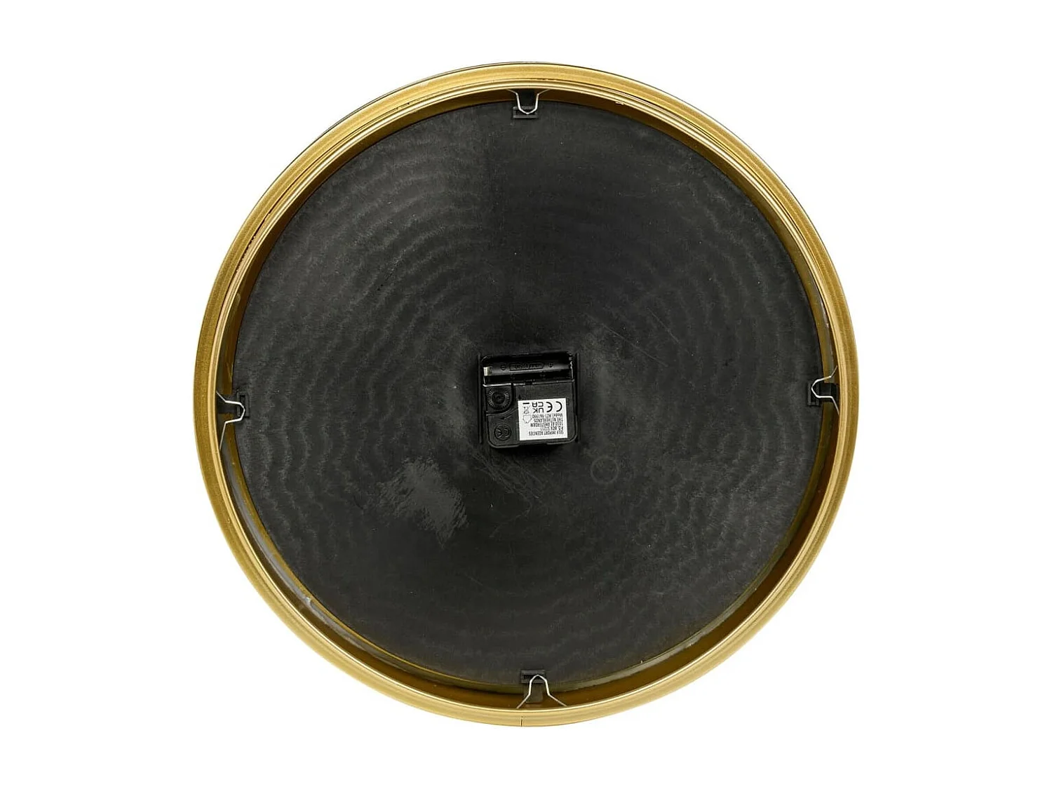 Home&Styling Table d'appoint avec horloge doré