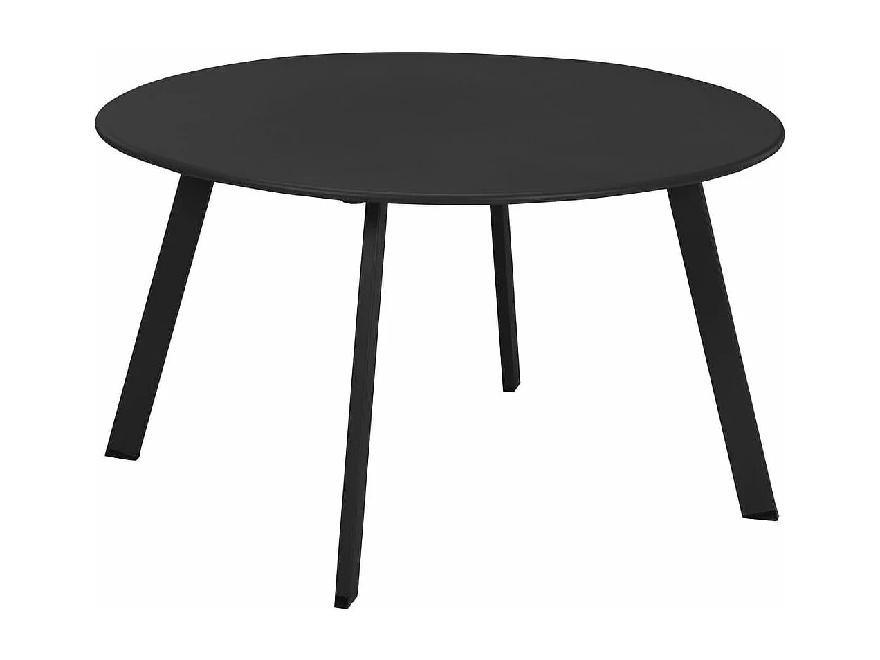 ProGarden Table d'appoint 70x40 gris foncé mat