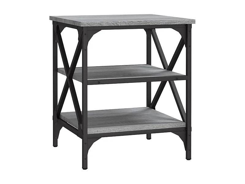 Table d'appoint Sonoma gris 40x42x50 Bois d'ingénierie