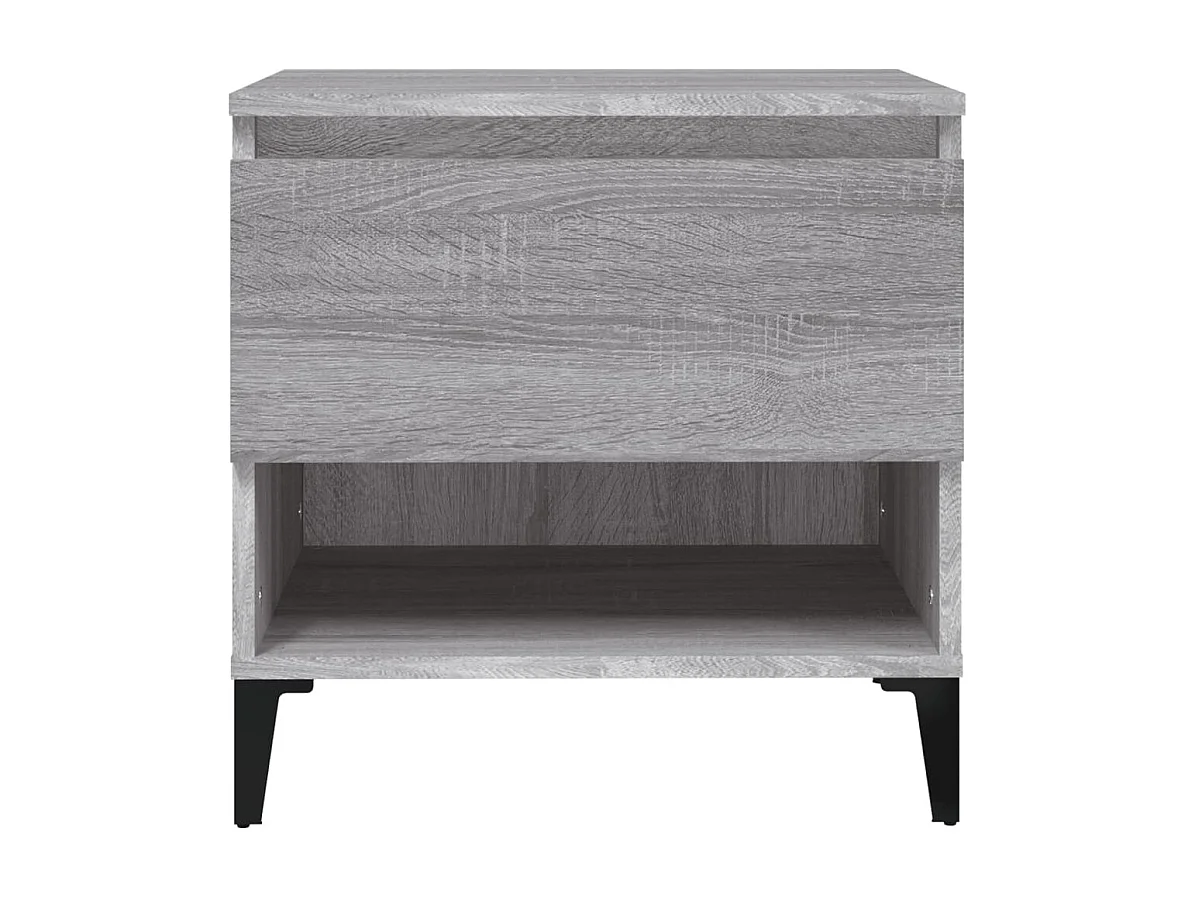 Table d'appoint Sonoma gris 50x46x50 Bois d'ingénierie