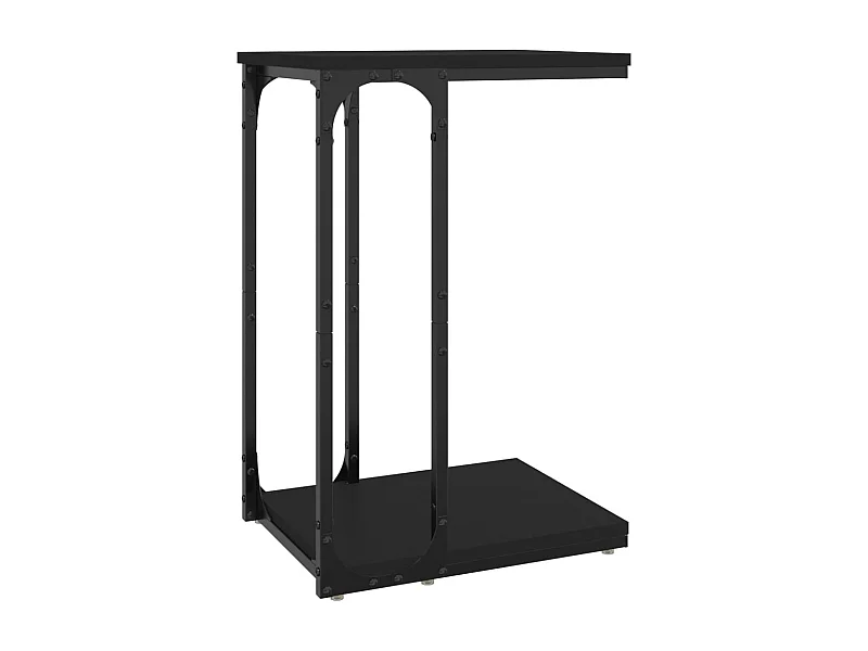 Table d'appoint Noir 40x30x60 Bois d'ingénierie