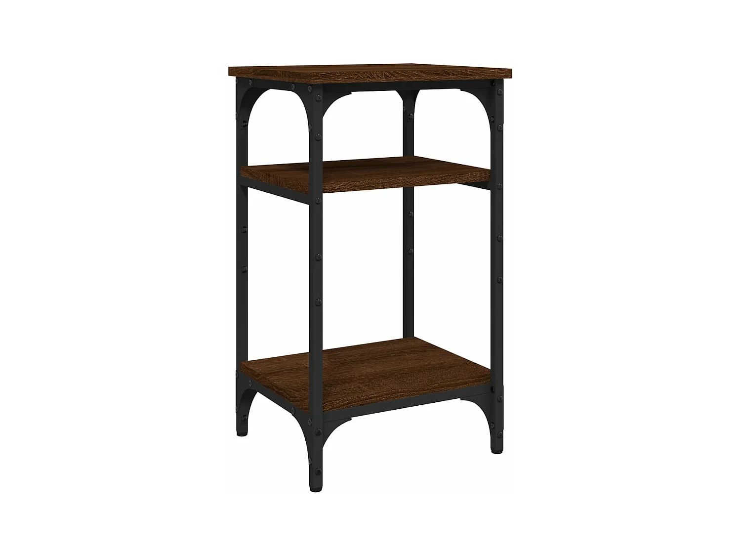 Table d'appoint Chêne marron 35x30x60 Bois d'ingénierie