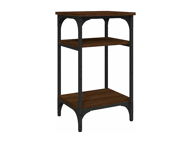 Table d'appoint Chêne marron 35x30x60 Bois d'ingénierie