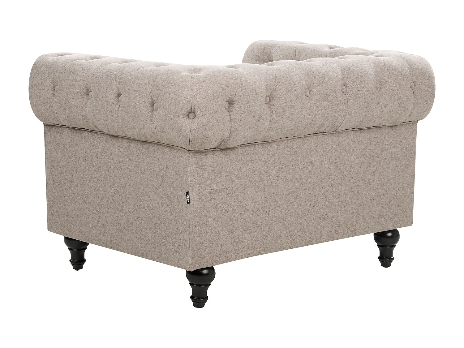 Sillón CHESTERFIELD Tela Gris pardo