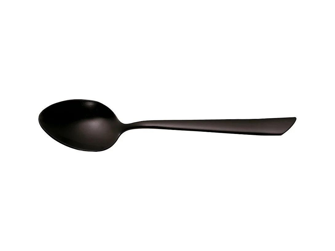 Cuillère à café monobloc Delta black inox (lot de 6)