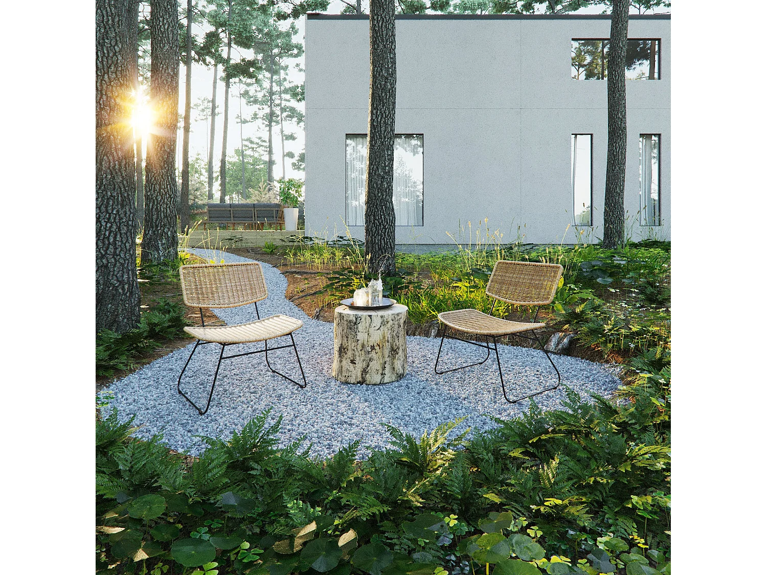 Fauteuil de jardin au style bohème - SPRINKLE