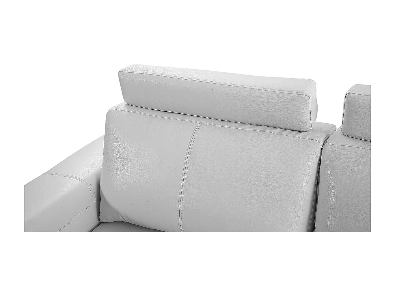 Fauteuil cuir avec dossier avance-recul LOOLAK Blanc