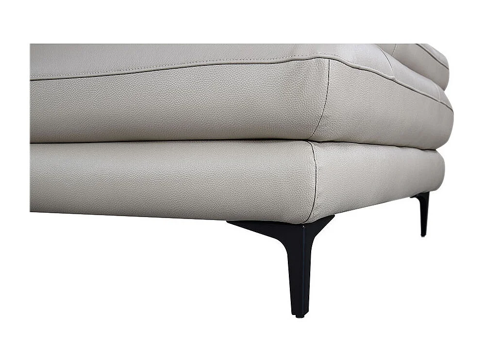 Fauteuil cuir Design avec dossier avance-recul LYA Beige