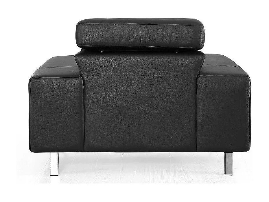 Fauteuil cuir Design JACOB Noir