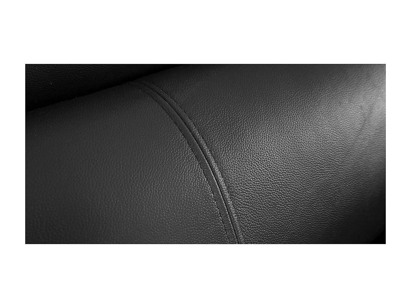 Fauteuil cuir Design JACOB Noir