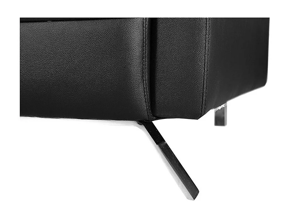 Fauteuil cuir Design JACOB Noir