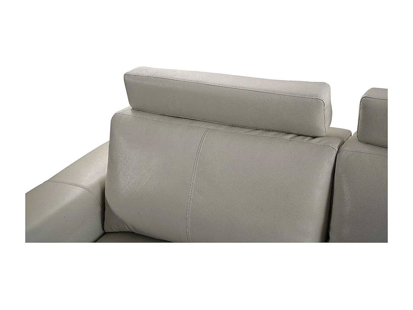 Fauteuil cuir avec dossier avance-recul LOOLAK Beige