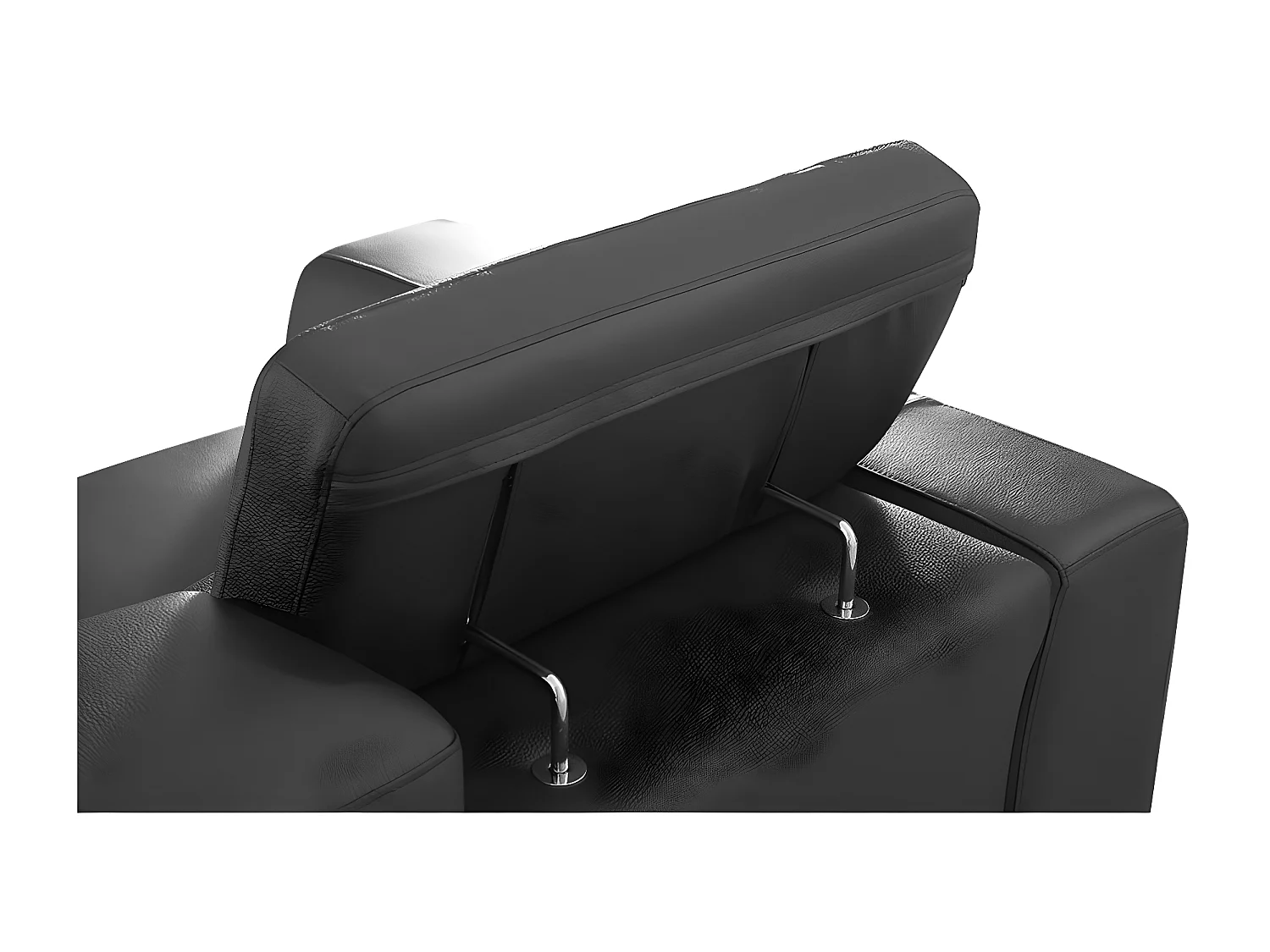 Fauteuil cuir Design NORA Noir