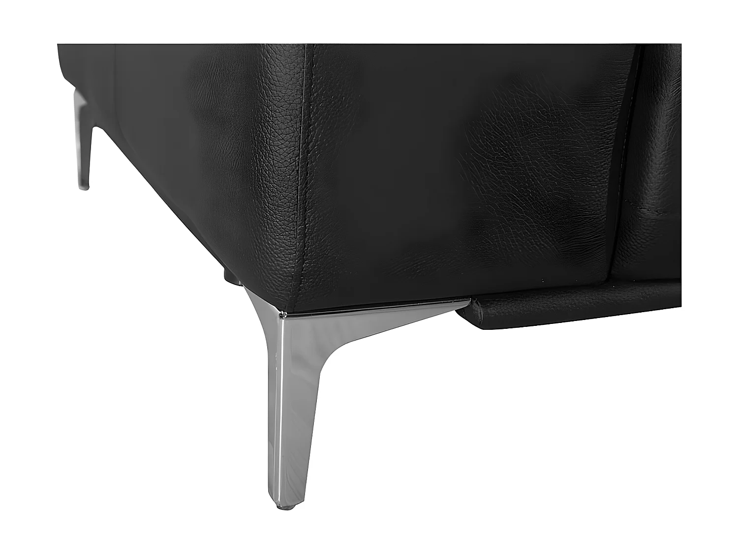 Fauteuil cuir Design NORA Noir