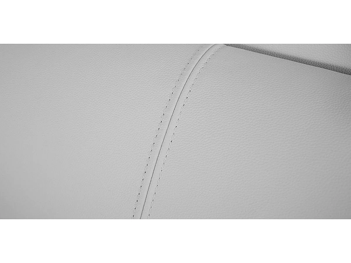 Fauteuil cuir Design JACOB Blanc