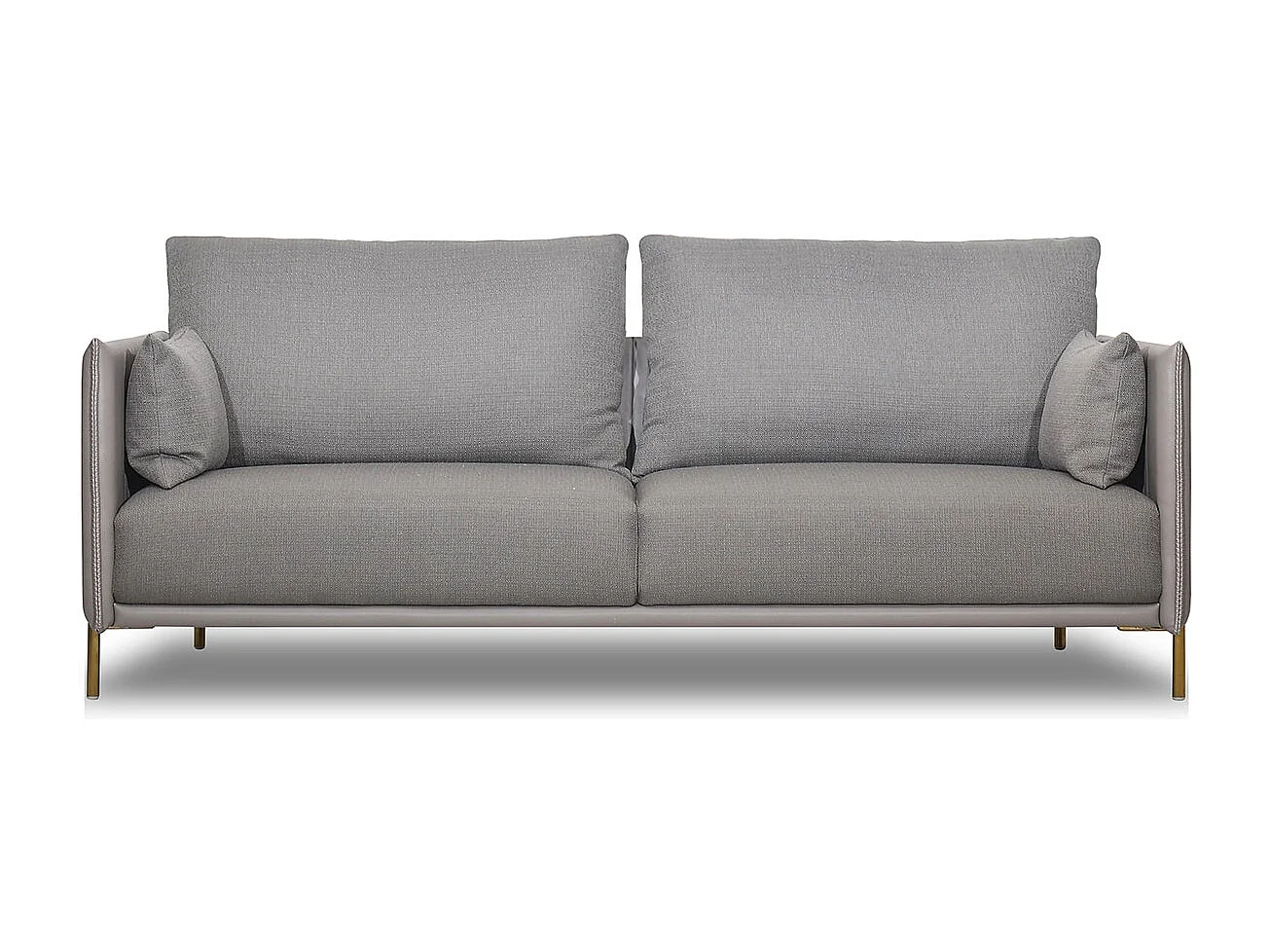 Canapé 2 places en tissu BOSEO - Taupe