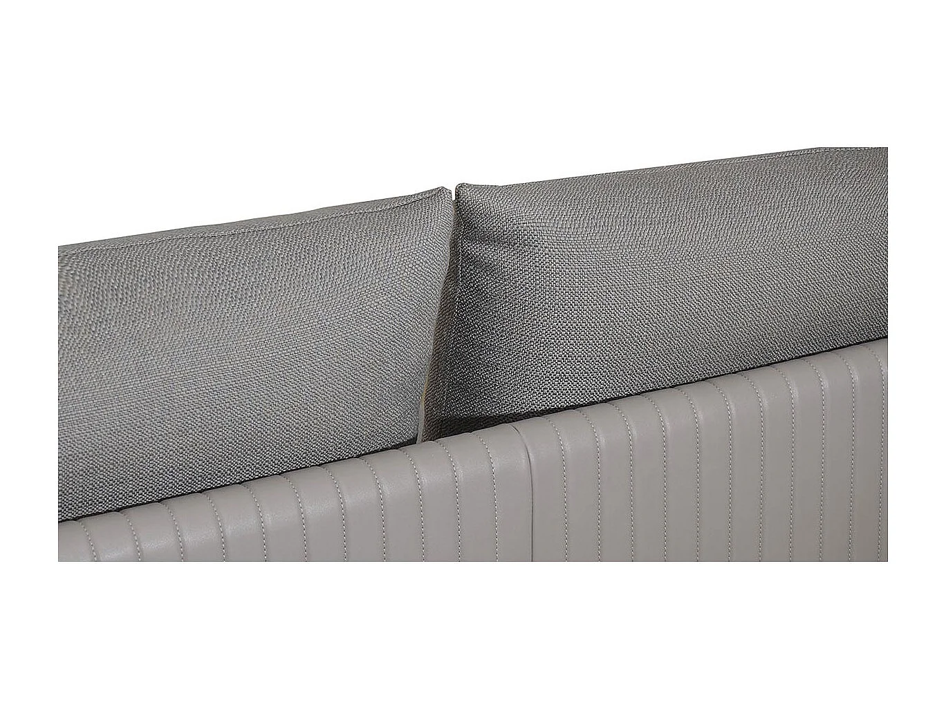 Canapé 2 places en tissu BOSEO - Taupe