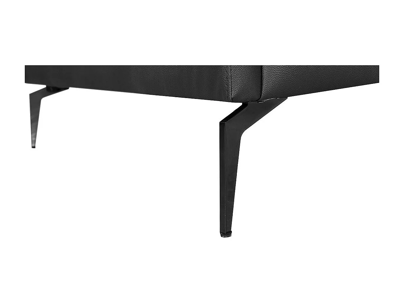 Fauteuil cuir Design MAYRON Noir