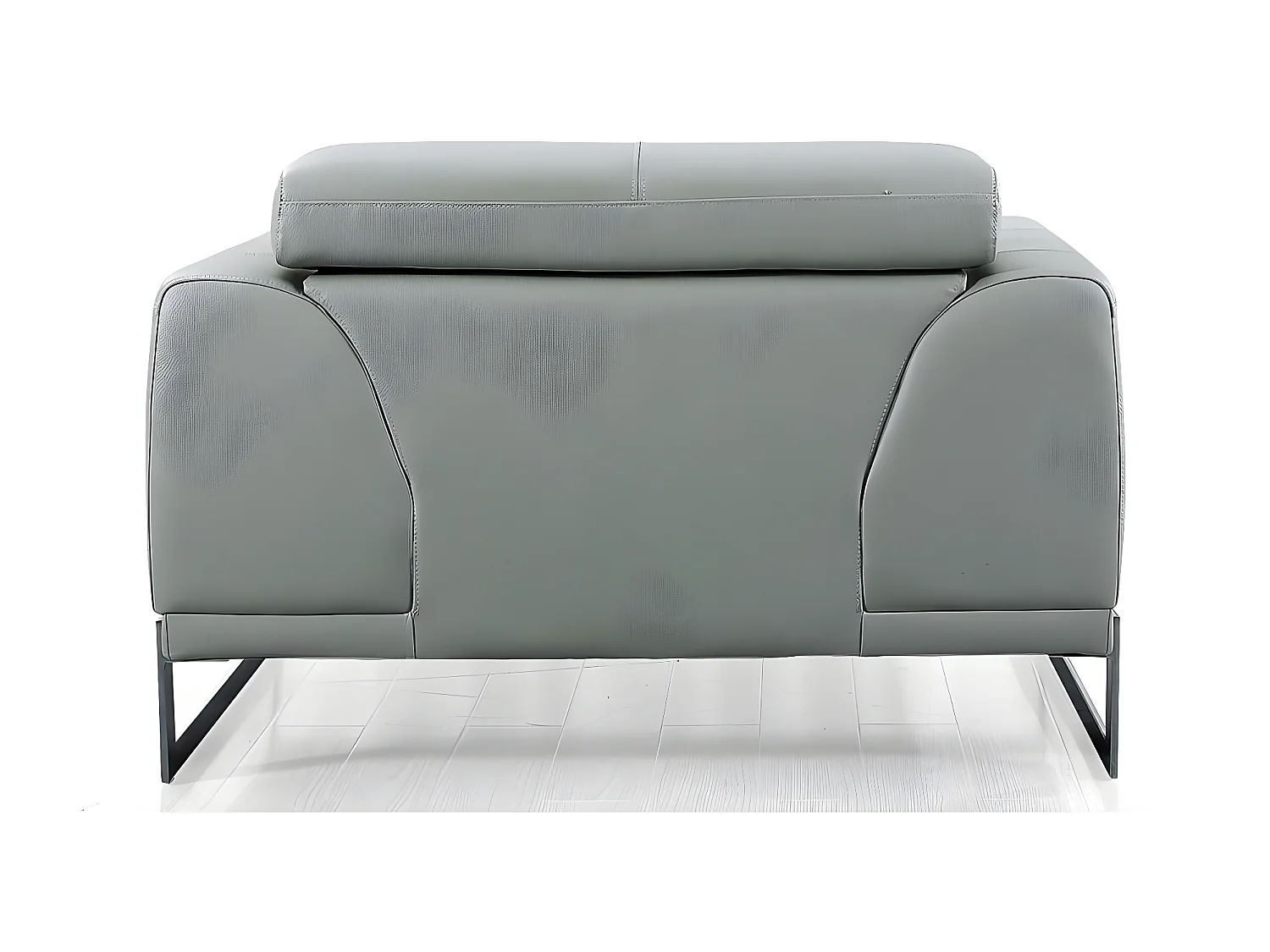 Fauteuil cuir Design HAVANA Gris