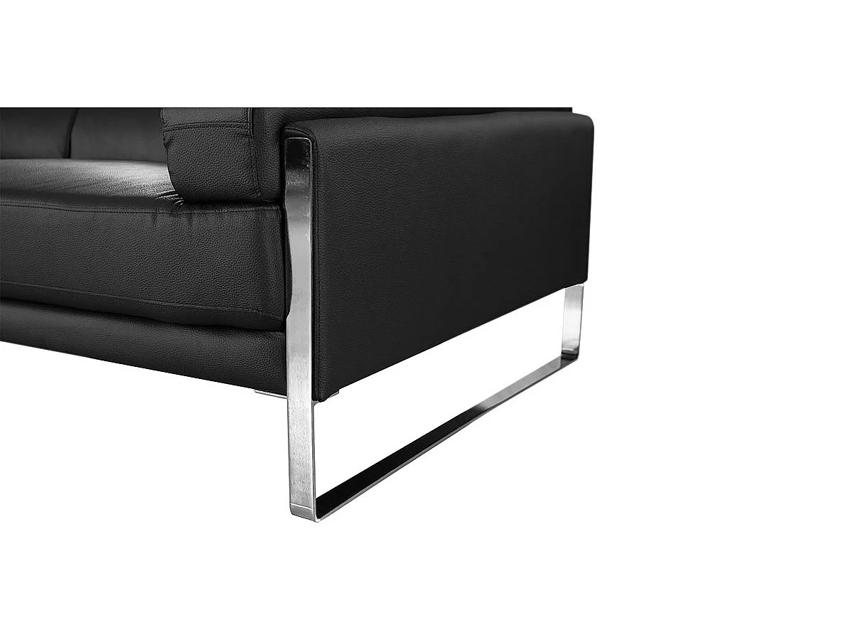 Fauteuil cuir Design ALIYAH Noir