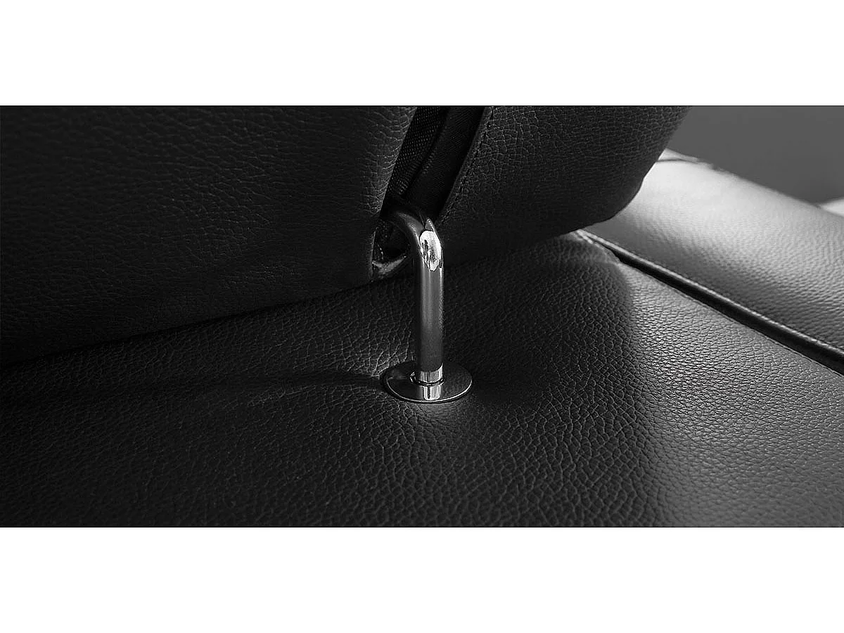 Fauteuil cuir Design ALIYAH Noir