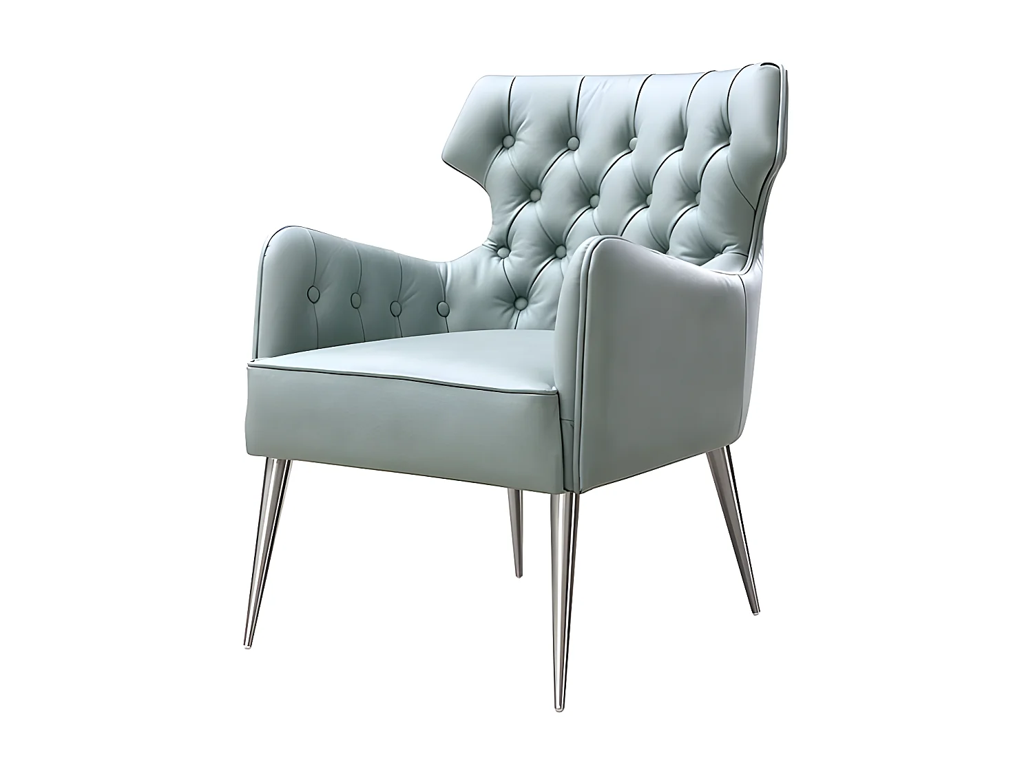 Fauteuil en simili SAX - Vert