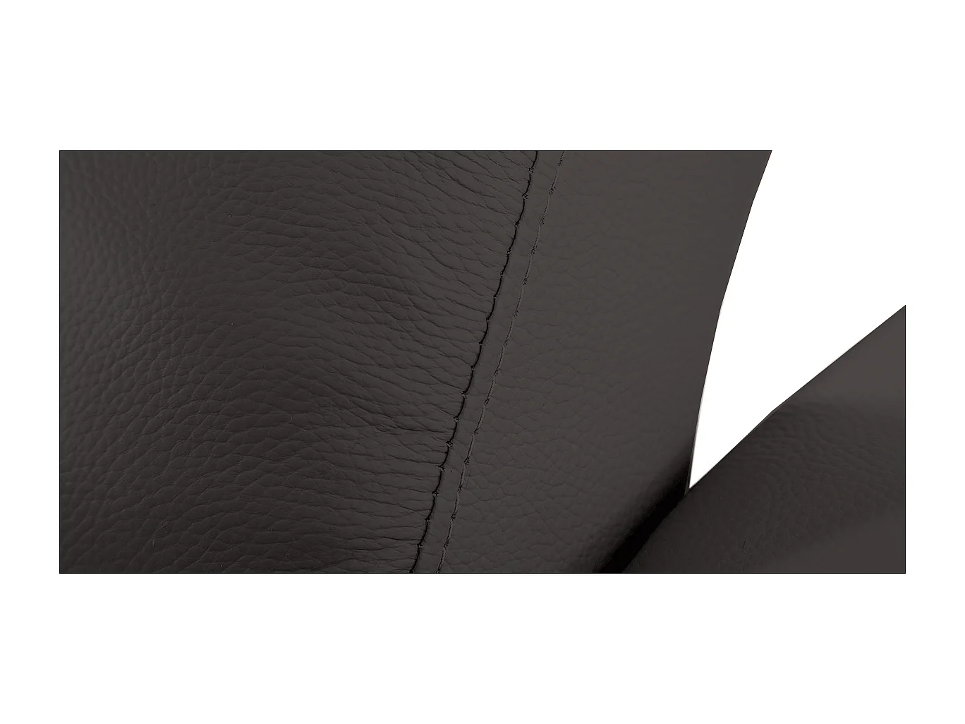 Canapé 2 places Cuir KIKO Noir