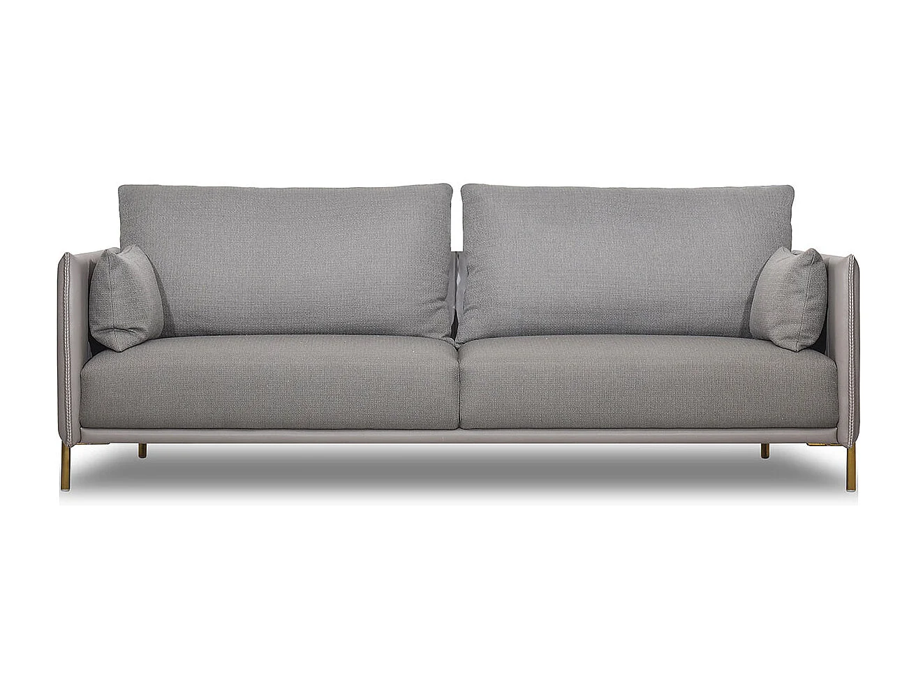 Canapé 3 places en tissu BOSEO - Taupe