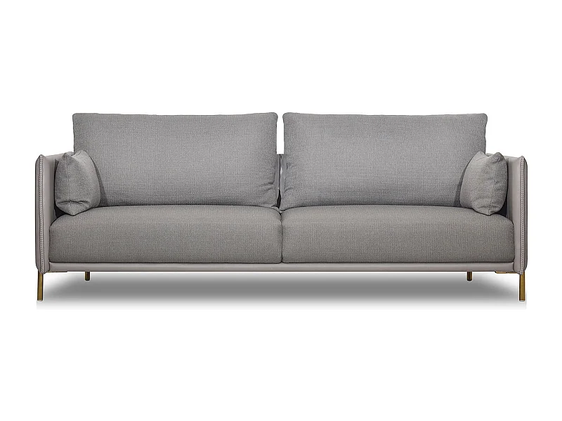 Canapé 3 places en tissu BOSEO - Taupe