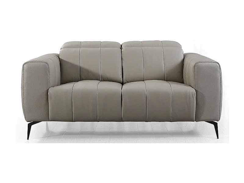 Canapé 2 places Cuir KIKO Beige