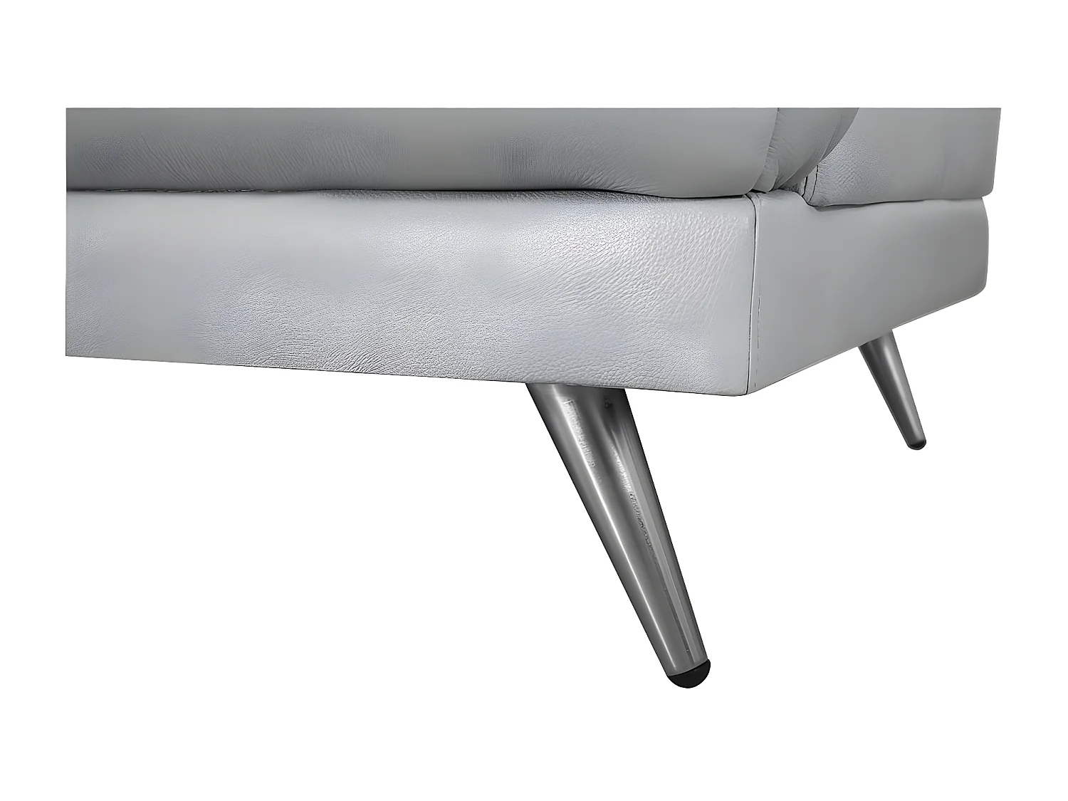 Fauteuil cuir Design LENA Gris