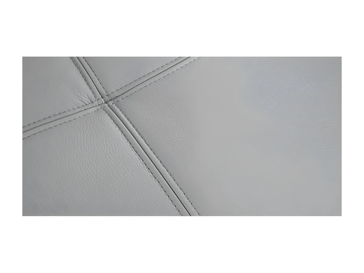 Fauteuil cuir Design LENA Gris