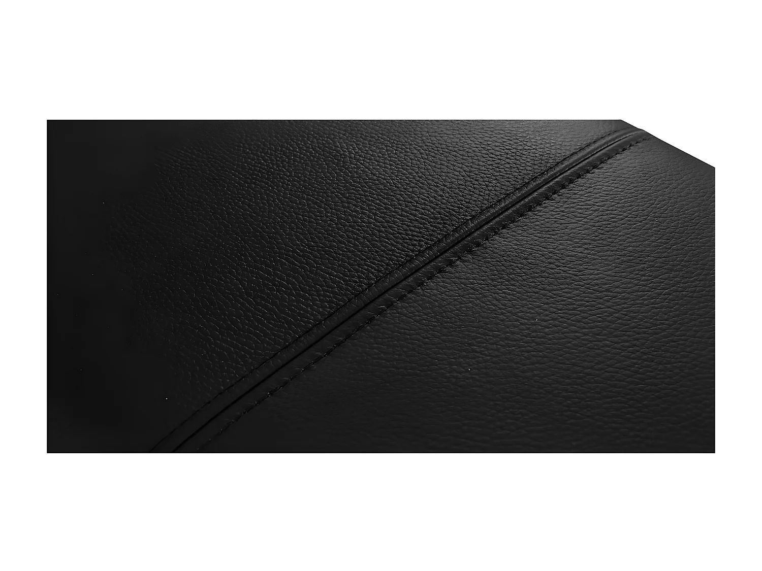 Fauteuil cuir Design  avec dossier avance-recul IRIS Noir