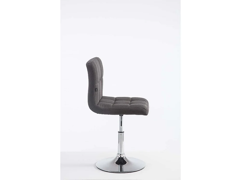 Fauteuil pivotant - Tissu & Nature - Gris foncé - Palma